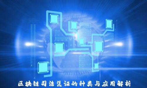 
区块链司法凭证的种类与应用解析